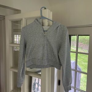 John Galt Crop Sweatshirt Zip